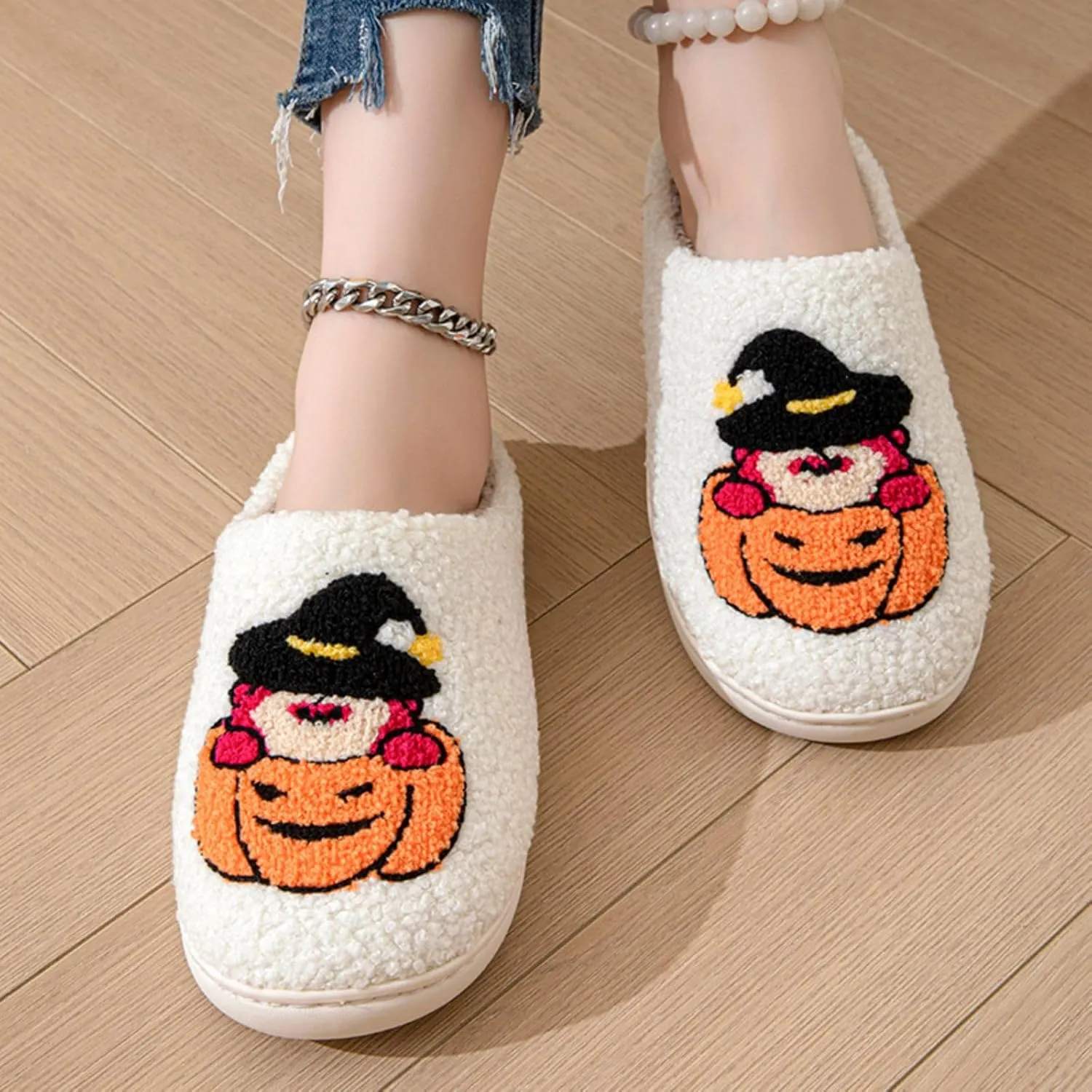24 Years New Animal Fruit Slippers For Women Fluffy Plush Slippers Cute Cartoon House Slipper Fruit Slippers for Womens Mens Plush Soft Memory Foam House Shoes Women's Men's Cute Slippers