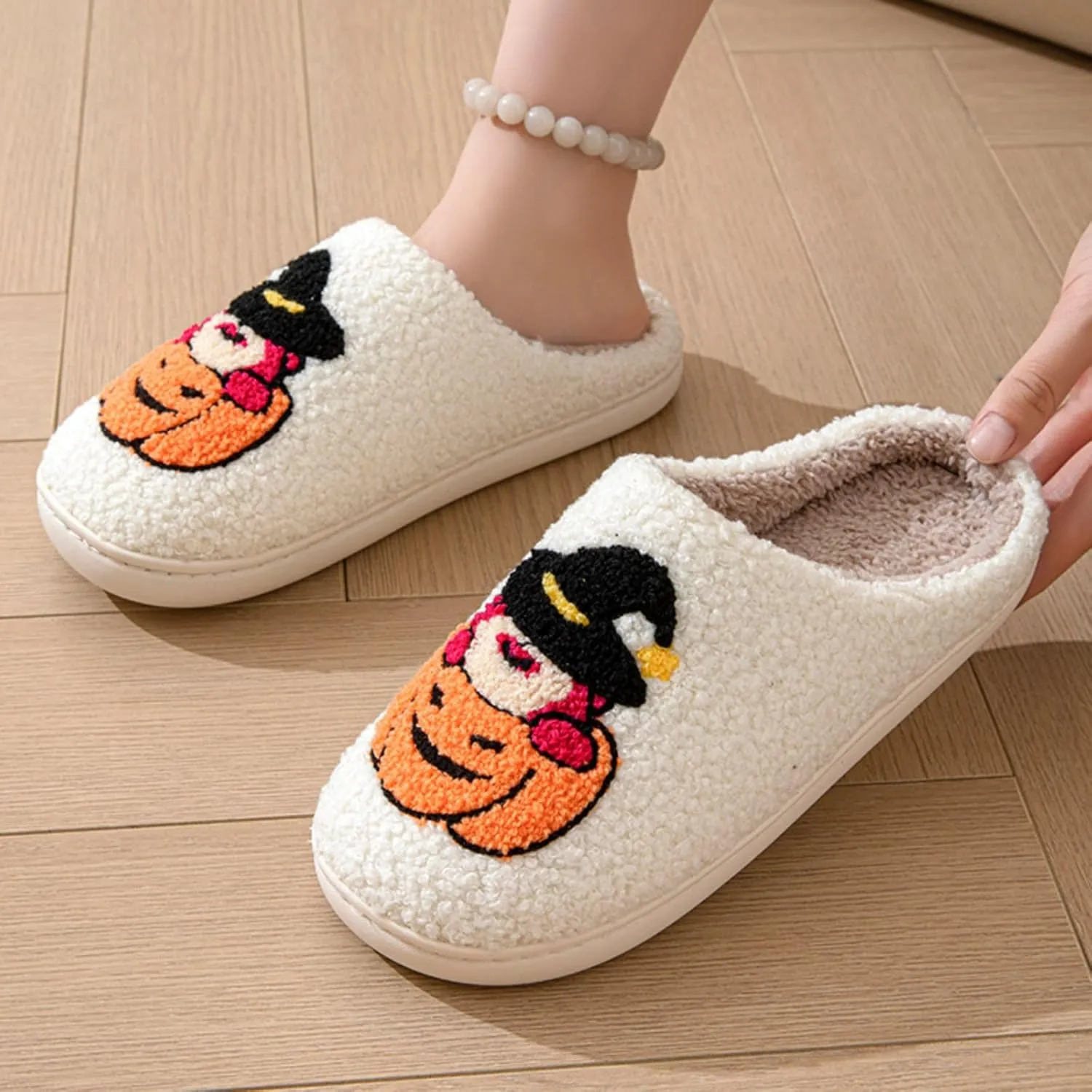 24 Years New Animal Fruit Slippers For Women Fluffy Plush Slippers Cute Cartoon House Slipper Fruit Slippers for Womens Mens Plush Soft Memory Foam House Shoes Women's Men's Cute Slippers