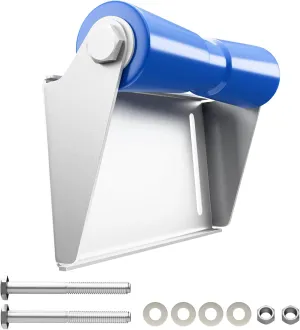 8inch/12inch Boat Trailer Rollers with Brackets Galvanized Steel Keel Roller Assembly Kit