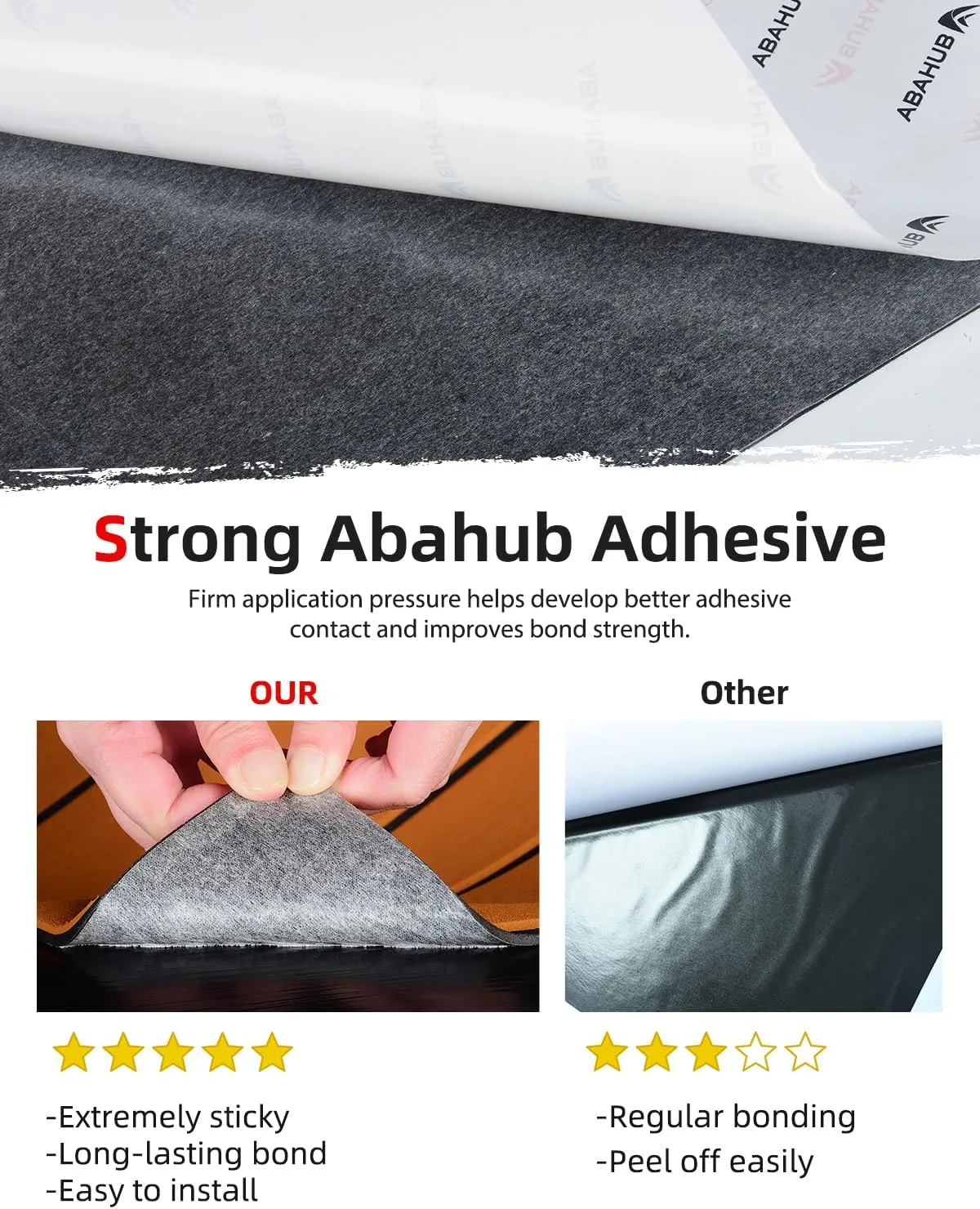 Abahub EVA Foam Boat Decking 96''x45.6''/36''/28.8''/24''/16.8'', 48''x16.8'' Self-Adhesive Faux Teak Marine Flooring Sheet Traction Pad for Boats Surfboard Swim Platform RV Floor
