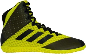 adidas Mat Wizard 4 Wrestling Shoe, Yellow/Black, 9