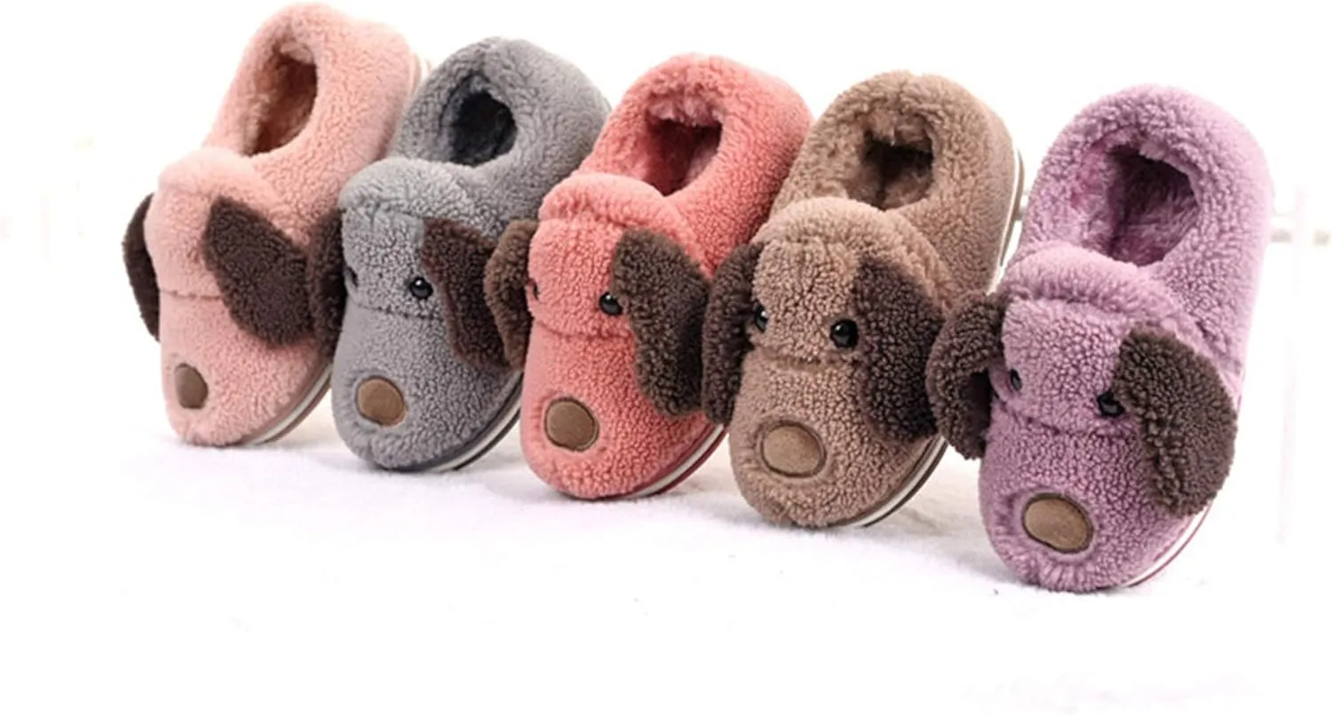 Adult & Children Cotton Hippo Home Plush Animal Slippers