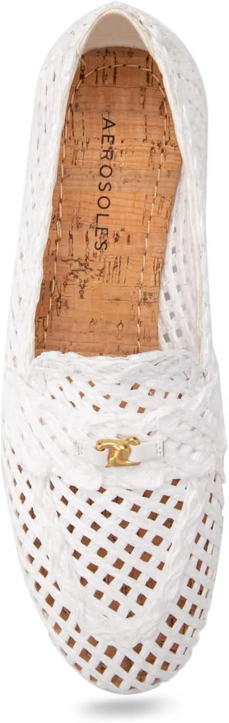 Aerosoles Women's Hour Raffia Loafer