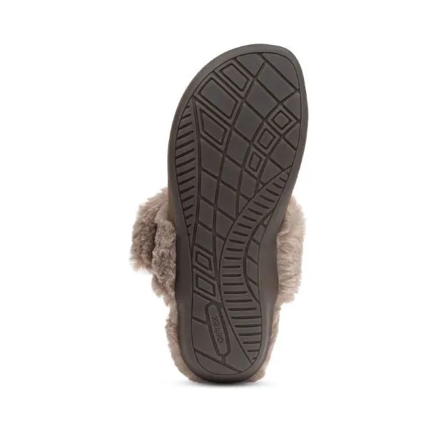 Aetrex Walnut Arianna Arch Support Slipper FE254