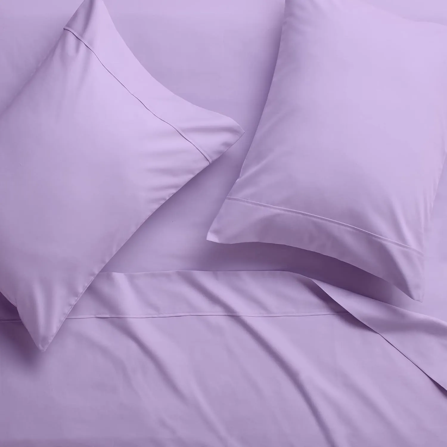 AFT-Berth Boating Sheet Set |100% Egyptian Cotton 800 Thread-Count |Universal AFT-Berth Head 90”, Length 60”, Foot 75”| Boat Bedding Fits Mattresses Upto 12-Inches Deep, Boaters Gift - Lilac