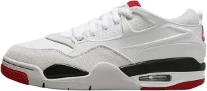 Air Jordan 4 RM Big Kids' Shoes (FQ7938-102, White/Black/Neutral Grey/Varsity Red)