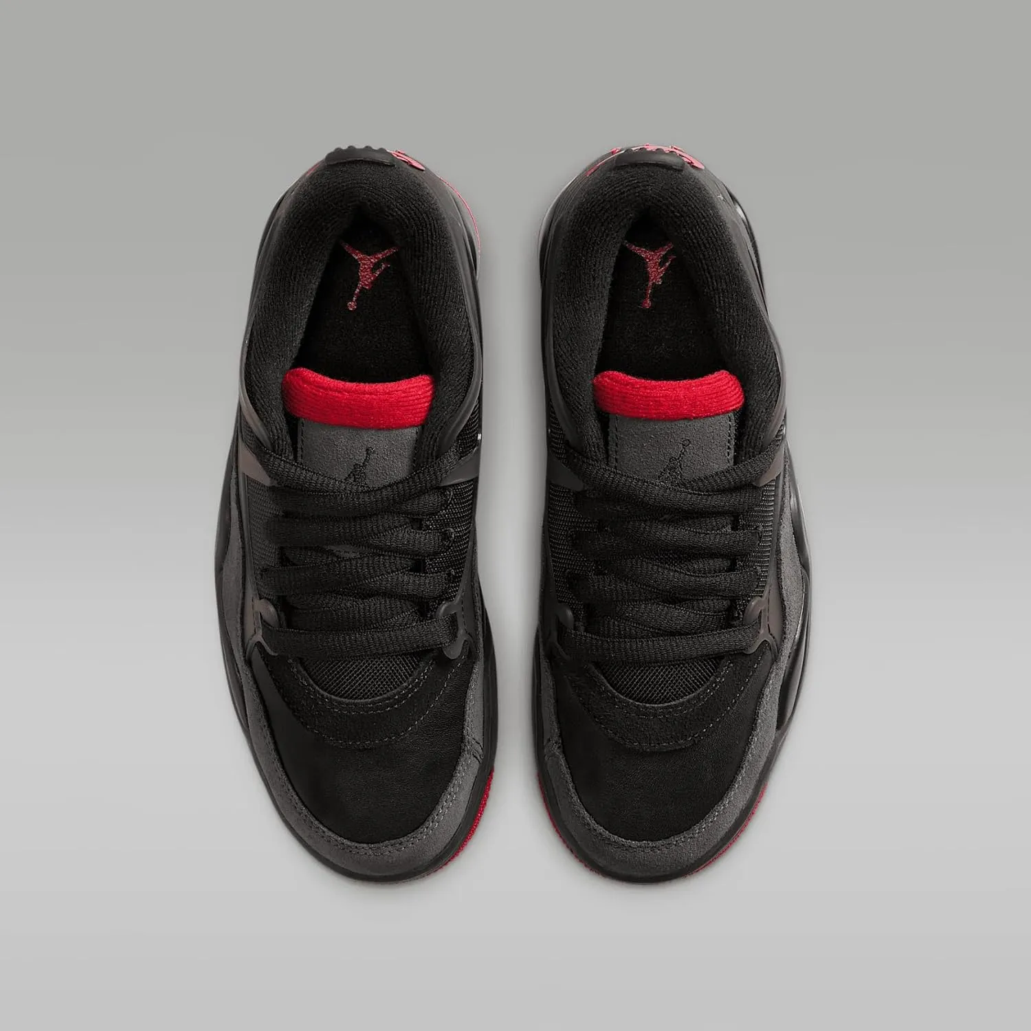 Air Jordan 4RM Big Kids' Shoes (FQ7938-060, Black/Anthracite/Varsity Red)