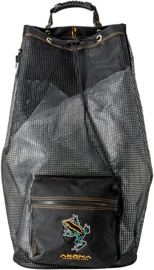 AKONA Georgian Mesh Backpack Roller Bag with Adjustable Handle