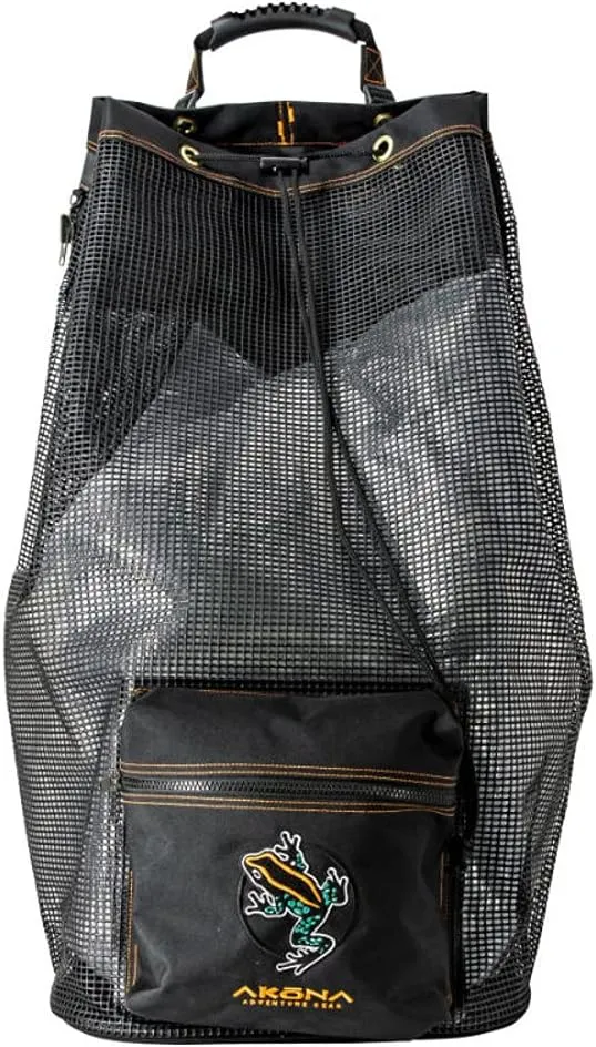 AKONA Georgian Mesh Backpack Roller Bag with Adjustable Handle