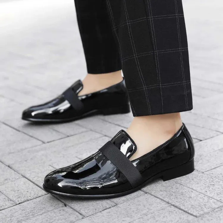 Amali Mens Black Loafer Leather Dress Shoes Jester
