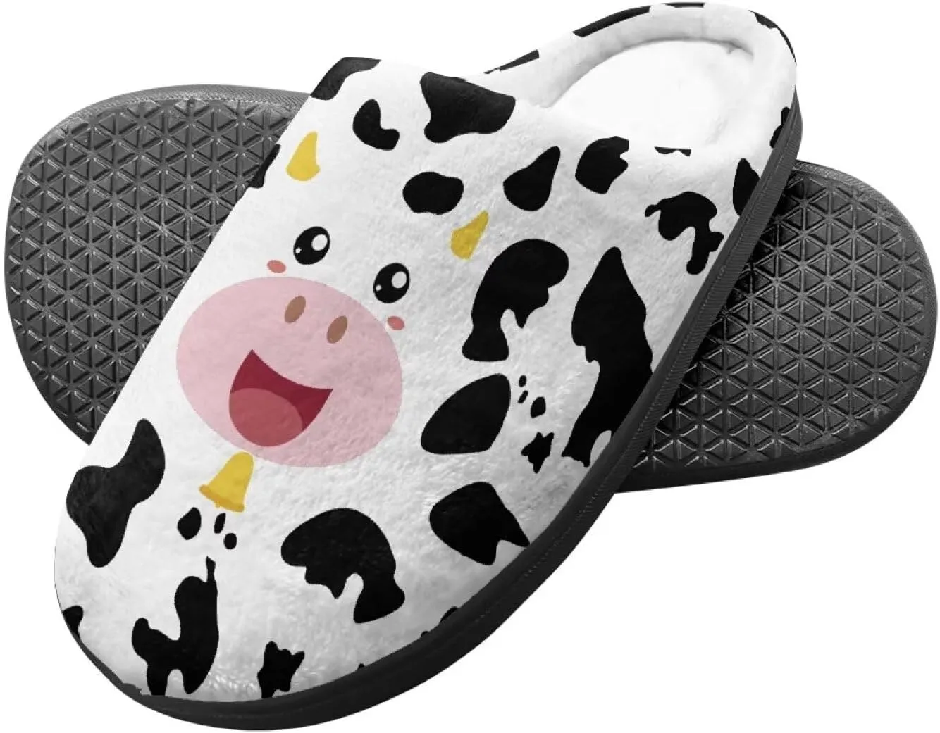 Animal Cotton Slippers for Kid Slip-On Plush Slippers Breathable Comfort Cozy Outdoor Bedroom Plush Slipper for Kids