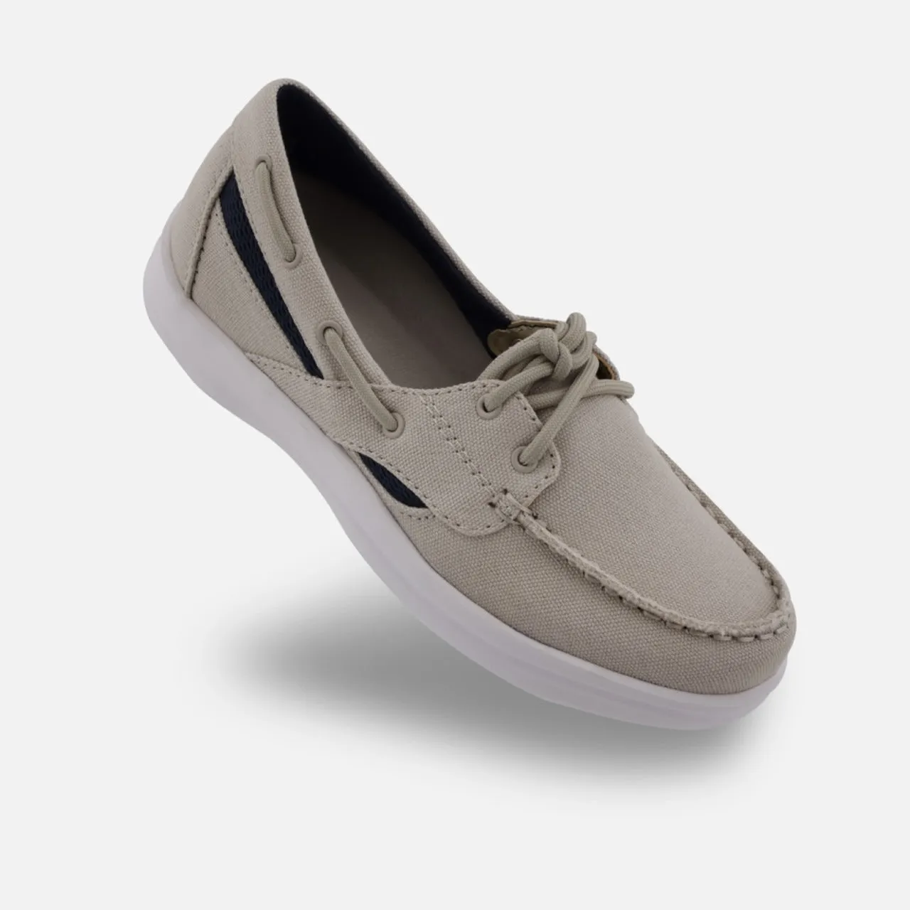Apexfoot Women's Boat Shoe Petals Sydney - Tan - Medium (B)
