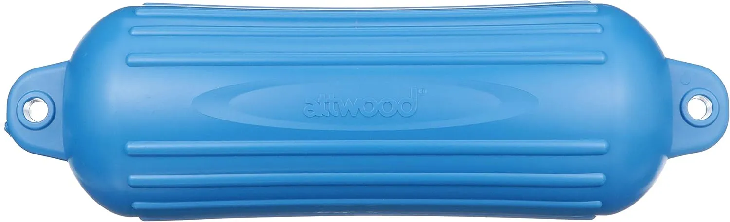 Attwood 9356D1 Softside Oval Boat Fender with Thick-Wall Reinforced Eye Ends