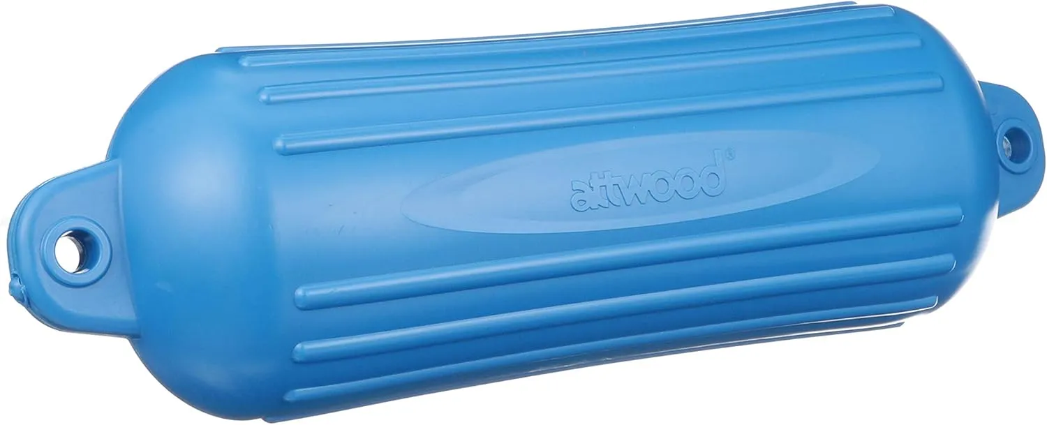 Attwood 9356D1 Softside Oval Boat Fender with Thick-Wall Reinforced Eye Ends