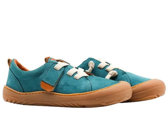 AYLLA BAREFOOT SNEAKER KECK KIDS - PETROL