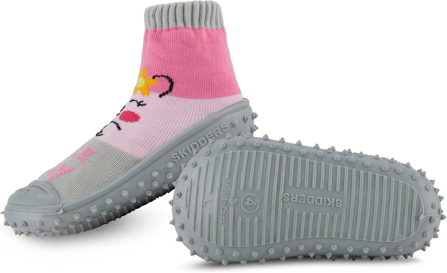 Baby Boys & Girls Slippers - Baby First Walking Non Skid Slipper Socks - Premium & Comfortable Toddler House Slippers, Kids Essentials