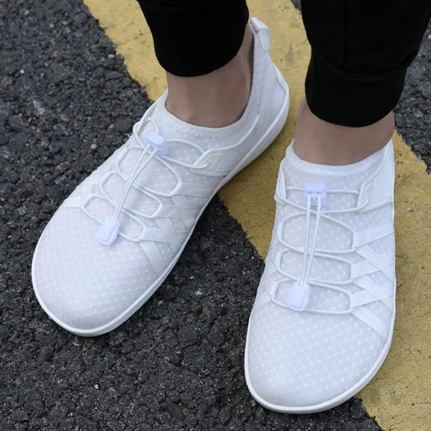Barefoot Shoes for Women Mesh Lightweight Flat Casual Shoes Non Slip Walking Shoes Rubber Hiking Shoes Men