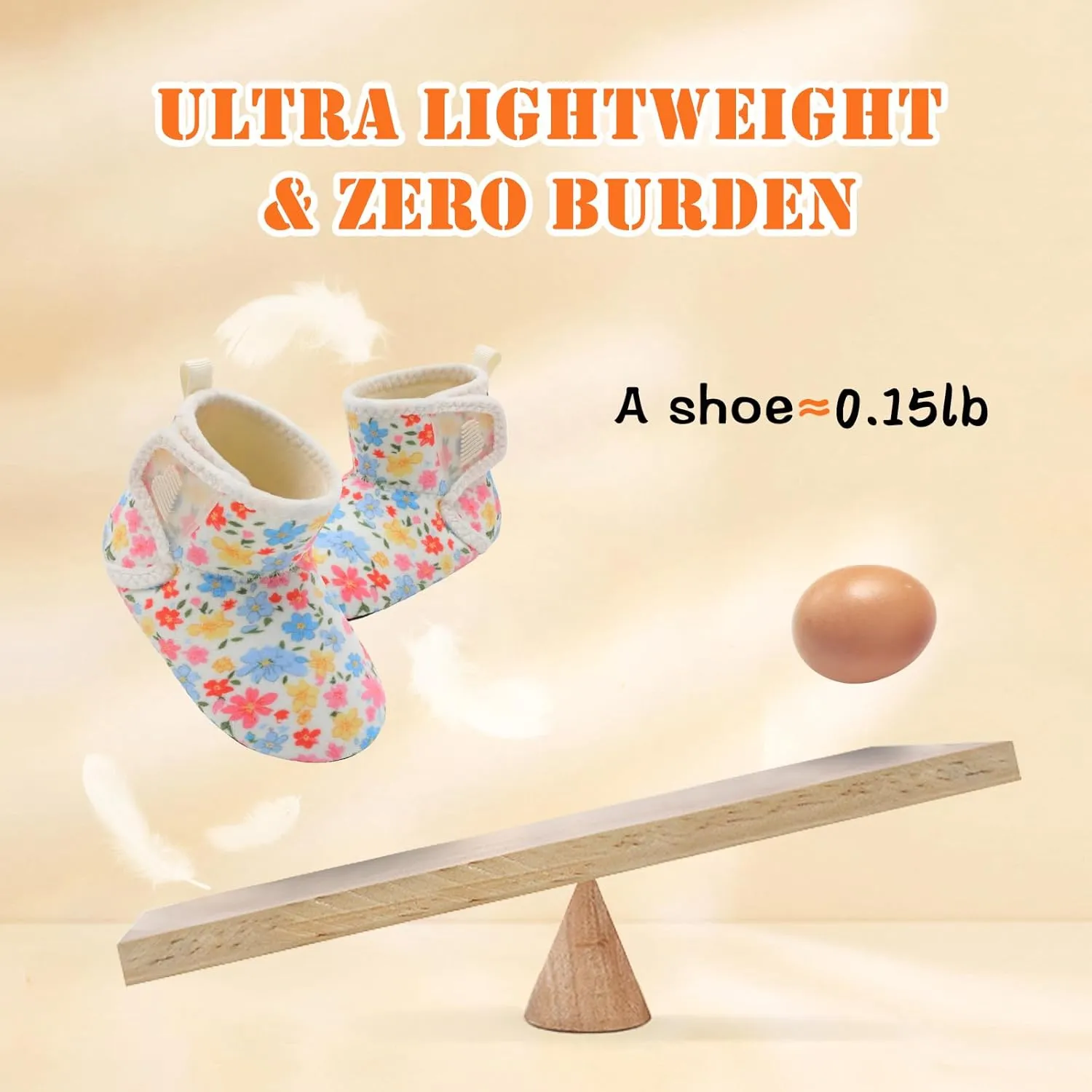 BARERUN Toddler Slippers Girls Boys House Shoes Baby Winter Booties Plush Cozy Kids House Slipper Warm Lightweight Infant Walking Shoes Socks