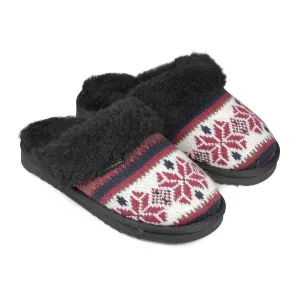 Bearpaw BP00442 Hana Slippers - Dark Red