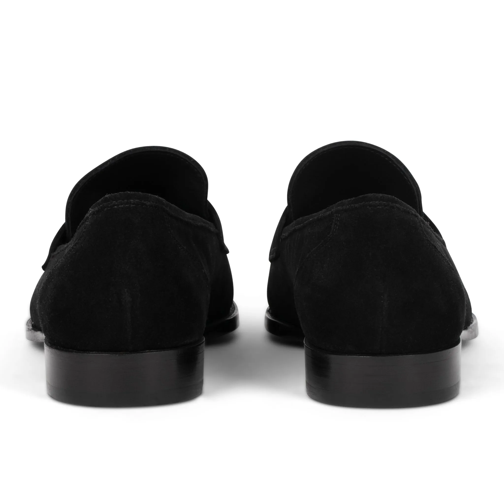 Belmont Penny Loafer // Velvet Noir Black Suede