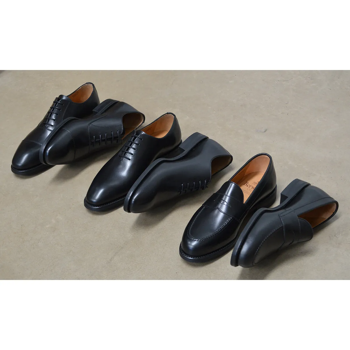 Berwick 1707 Penny Loafer (9628) Black Boxcalf -Dainite