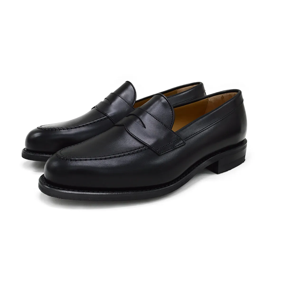 Berwick 1707 Penny Loafer (9628) Black Boxcalf -Dainite