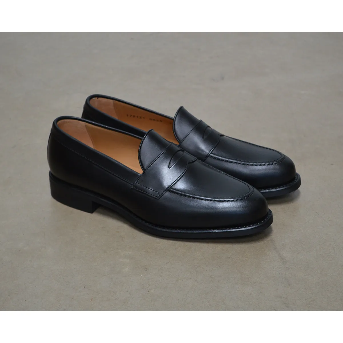 Berwick 1707 Penny Loafer (9628) Black Boxcalf -Dainite
