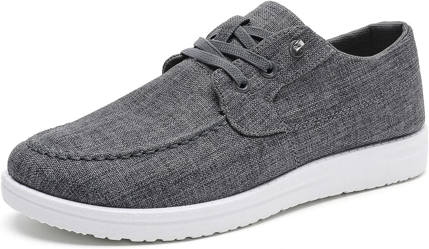 Betrue Lightweight Boat Shoes for Women, Womens Casual Loafers, Womens Slip On Deck Shoes, Breathable Canvas Sneakers for Women