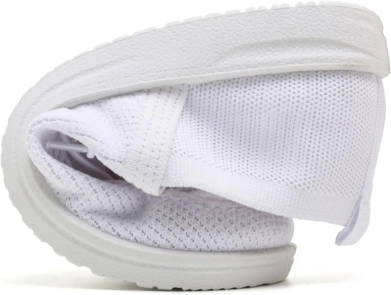 Betrue Lightweight Boat Shoes for Women, Womens Casual Loafers, Womens Slip On Deck Shoes, Breathable Canvas Walking Shoes for Women
