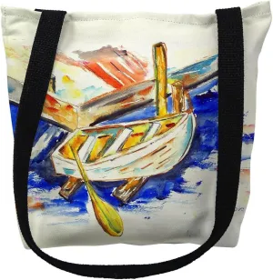 Betsy Drake TY140M 16 x 16 in. Row Boat Tote Bag - Medium Black