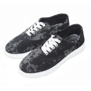 Black Camo Men's Canvas Shoe