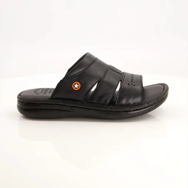 Black medicated slippers