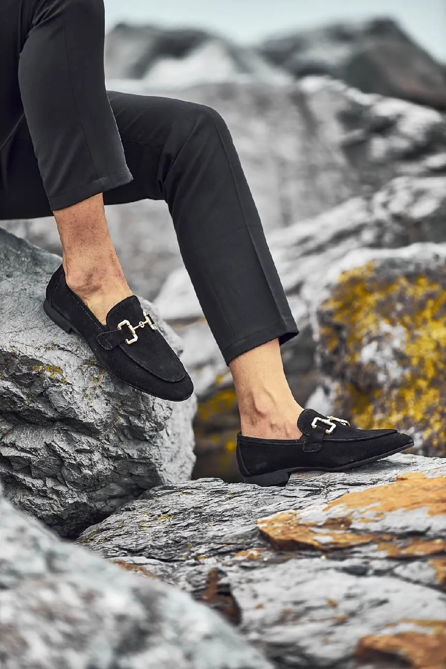 Black Regal Bit Loafers