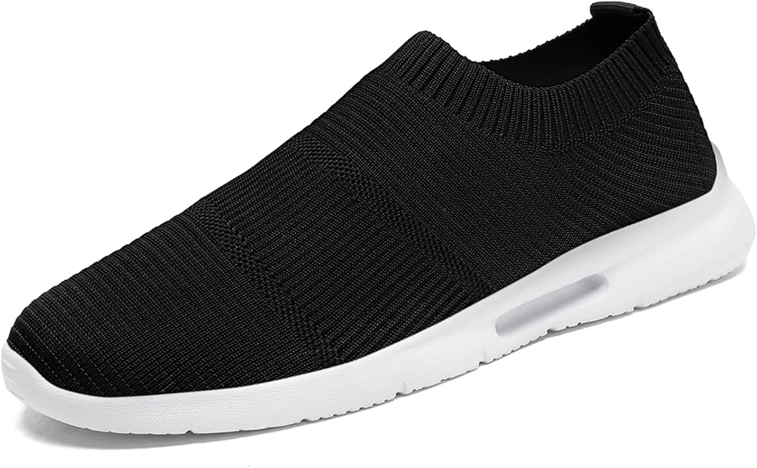 Black Shoes Mens Loafers & Slip-ons|Casual Dress Business Boat Shoes Lightweight Slip on Walking Sneakers Slippers