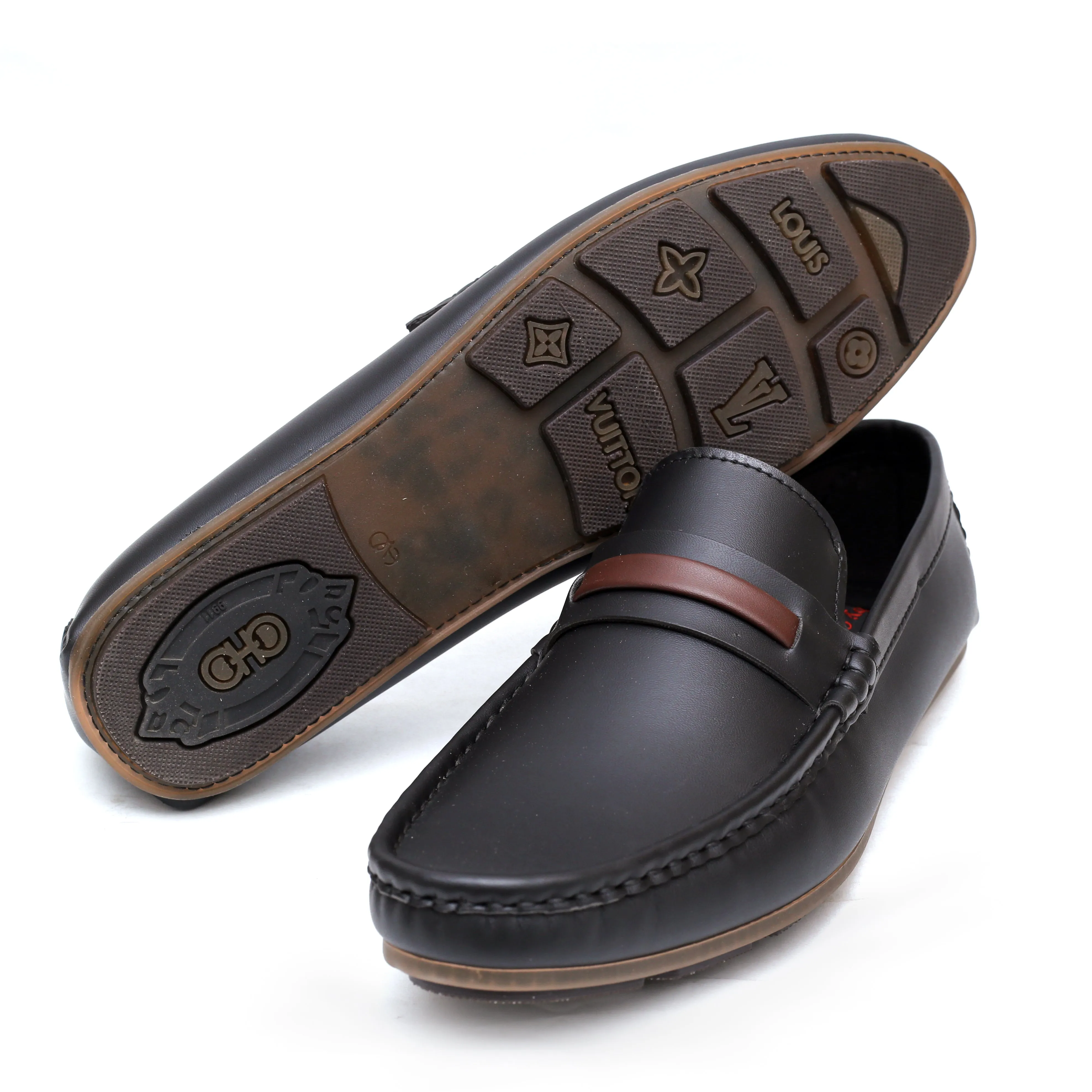 Black Strip Loafer