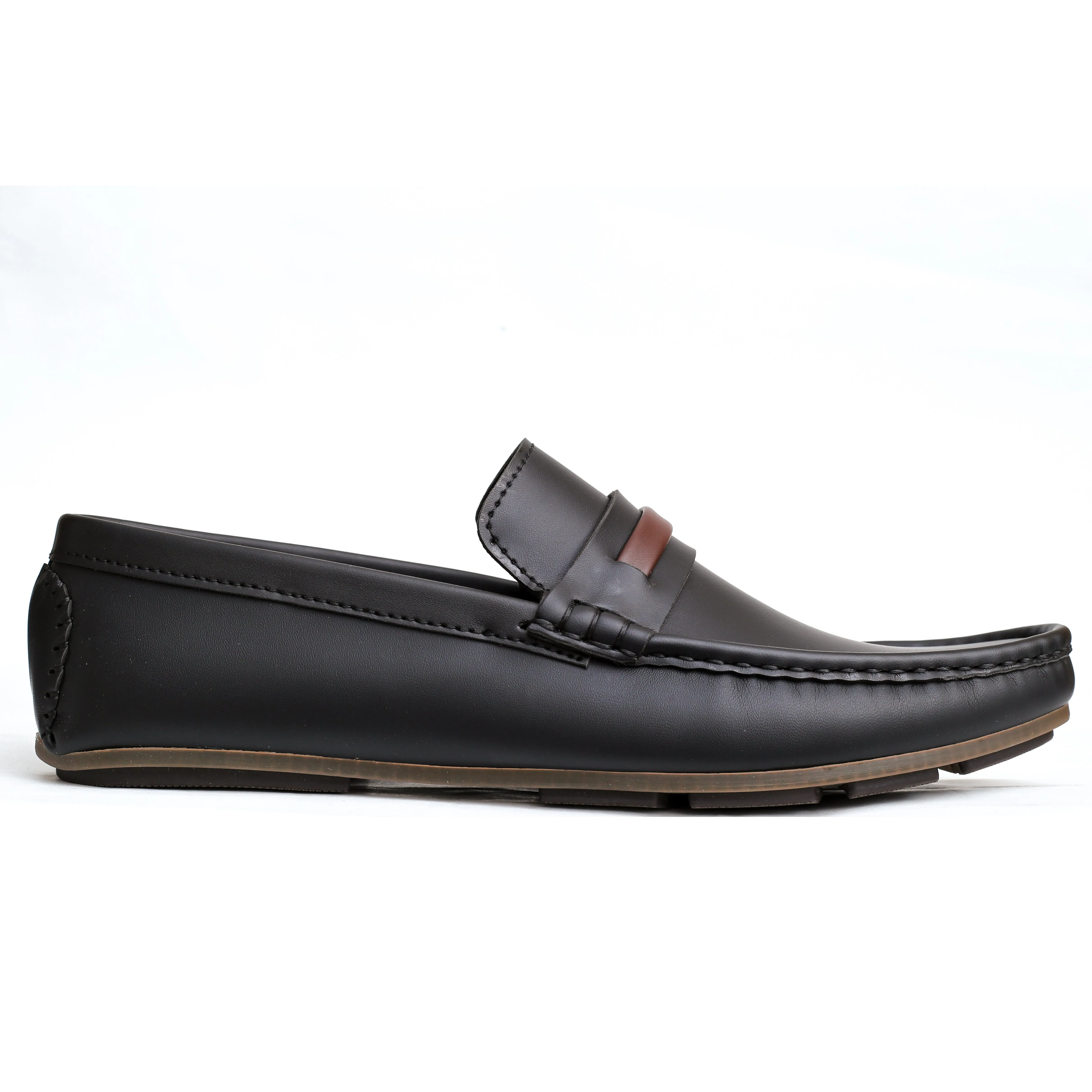 Black Strip Loafer