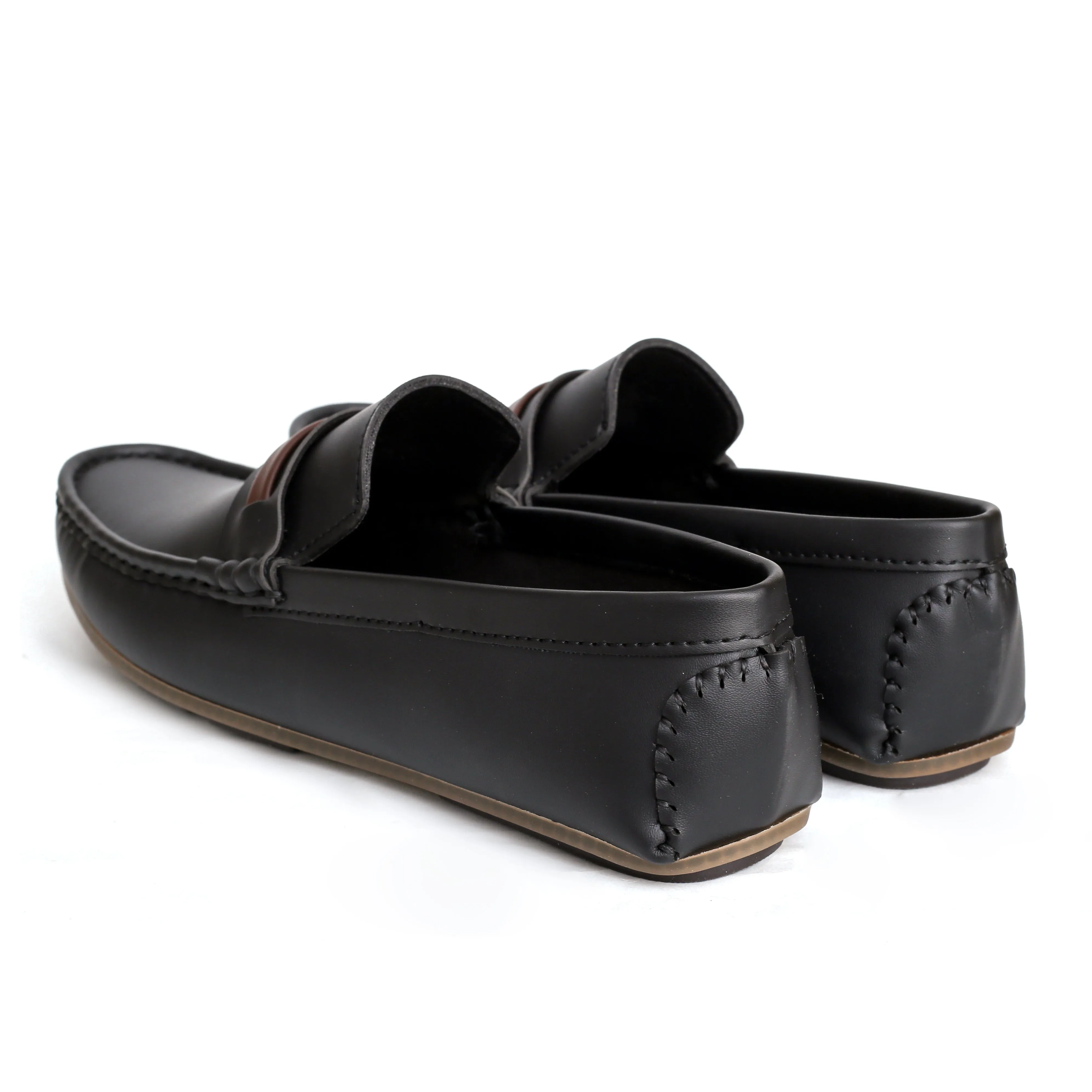 Black Strip Loafer