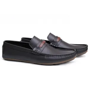 Black Strip Loafer