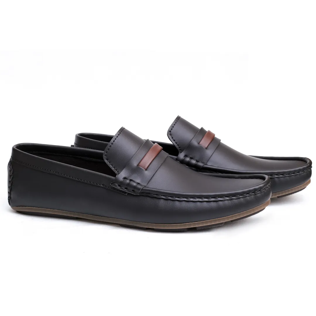 Black Strip Loafer