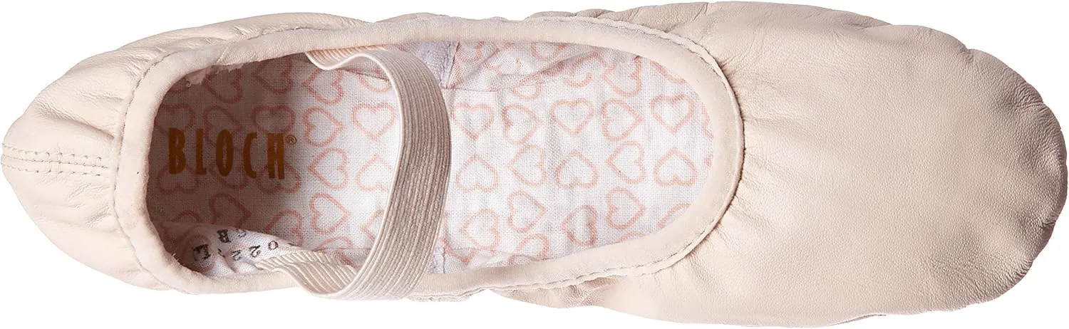 Bloch Dance Kids Belle Full Sole Leather Ballet Slipper / Shoe