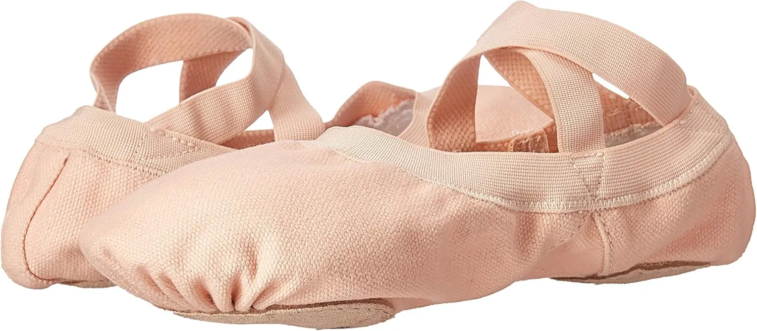 Bloch Girl's Pro Elastic Canvas Split-Sole Ballet Shoe