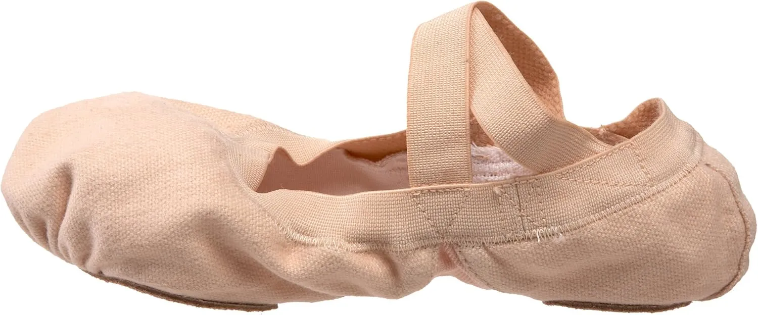 Bloch Girl's Pro Elastic Canvas Split-Sole Ballet Shoe