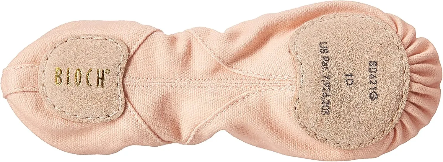 Bloch Girl's Pro Elastic Canvas Split-Sole Ballet Shoe