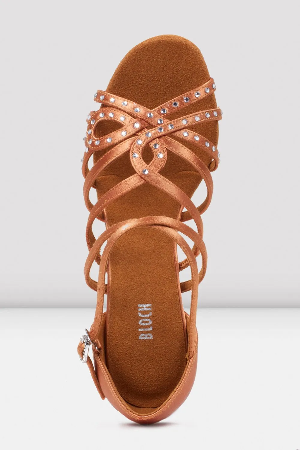 Bloch S0820SB Marcella Looped Strap Satin Ballroom Shoe