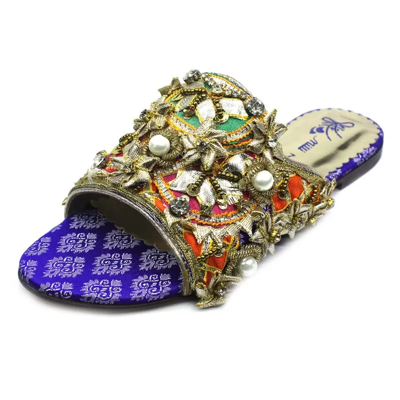 Blue Fancy Slipper