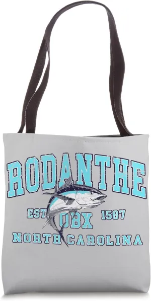 Bluefin Tuna Fishing Outer Banks NC OBX Saltwater Fishing Tote Bag