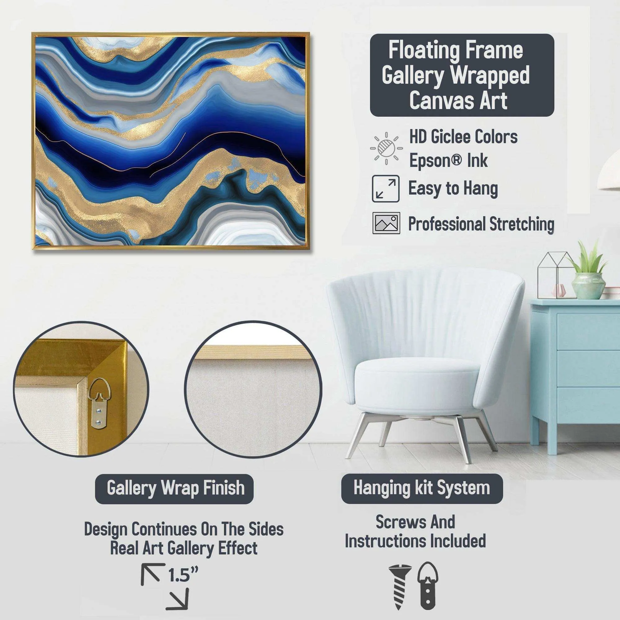 Boat Ethereal Waters I - Transportation Canvas Wall Art