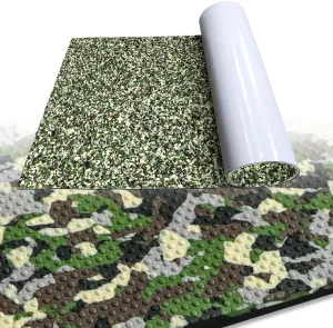 Boat Flooring EVA Foam Boat Decking Camo Marine Flooring for Boat Foam Decking Sheet Self-Adhesive Waterproof Non-Slip Boat Flooring Deck for Jon Fishing Rubber Boat Pontoon
