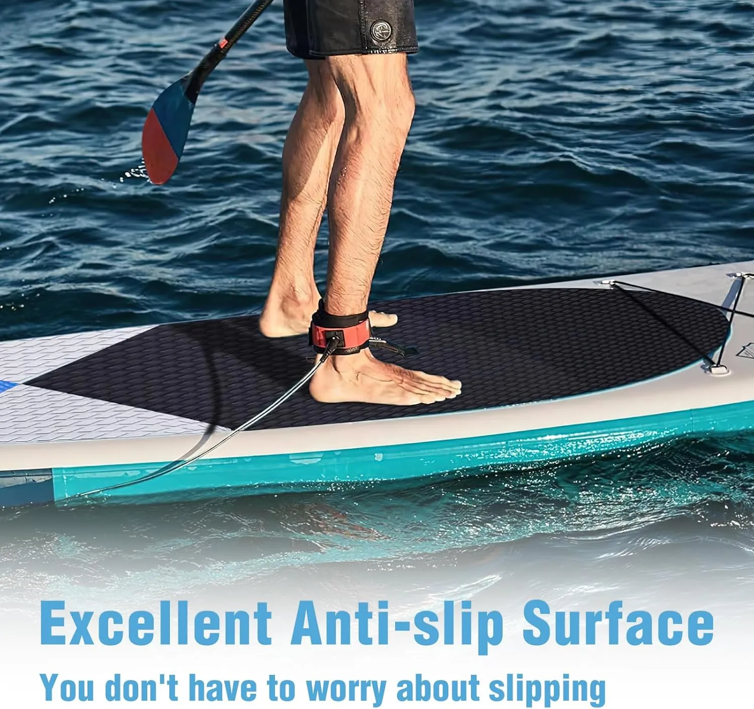 Boat Flooring，EVA Foam Boat Decking 94.5''，Non-Slip and Self-Adhesive Flooring Sea Deck ，Marine Carpet Mat，for Yacht Motorboat Swimming (Black, 94.5''x23.6'')