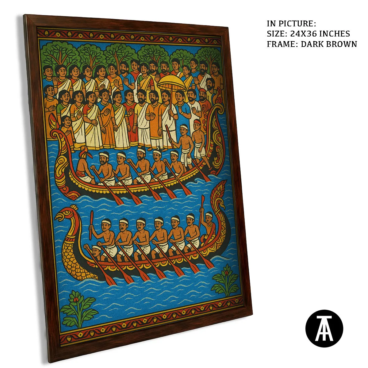Boat Races - Pattachitra Art- Indian Heritage Art